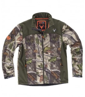 Chaqueta WorkShell S8665 CAMUFLAJE / VERDE