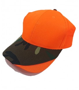 Gorra Naranja y Camuflaje 2