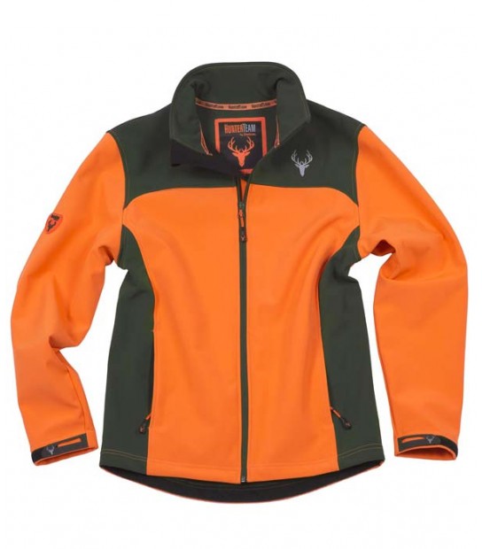 Chaleco S9320 Workshell de Caza Naranja Hunterteam