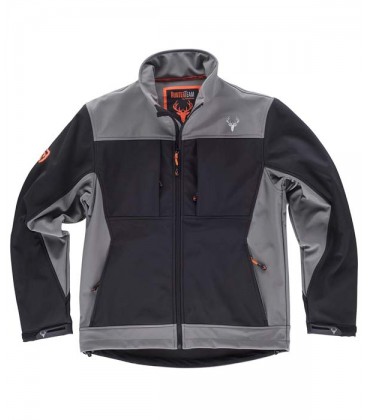 Chaqueta WorkShell S8620 Negro/Gris